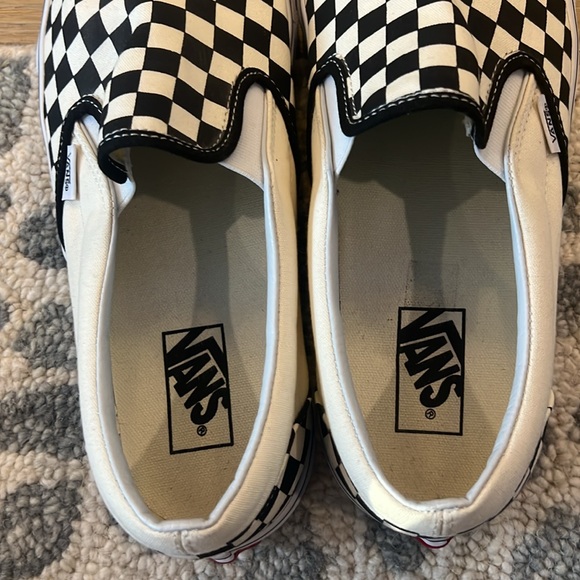 Vans Size 12 slip on Classic Checkerboard Design - Picture 6 of 8